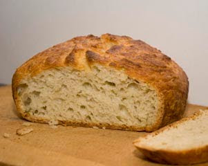 First time using a pan, I won't use my bread cloche for some time