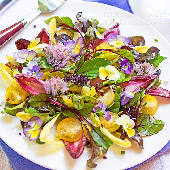 Edible Flowers and Herb Blooms